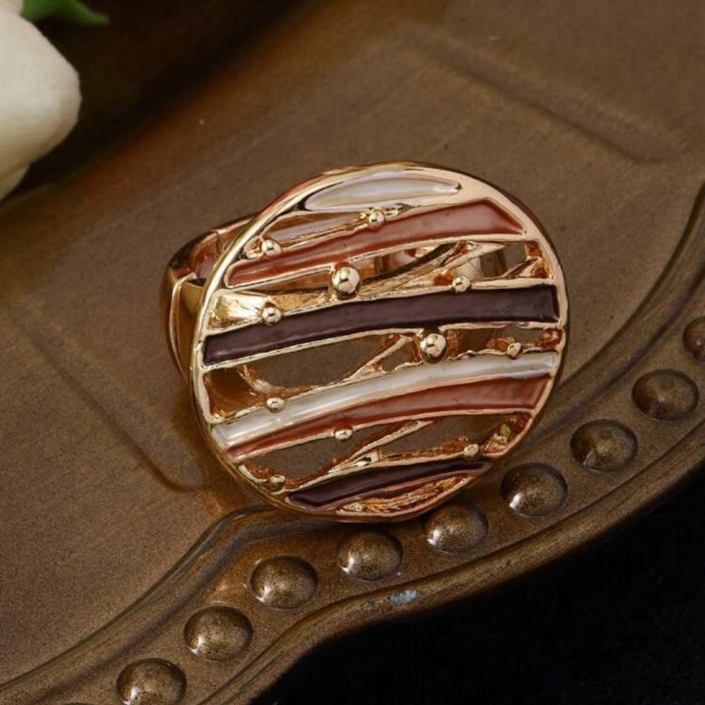 Geometric Bohemian Style Ring